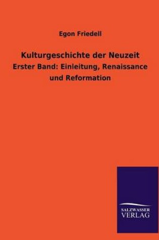 Cover of Kulturgeschichte Der Neuzeit