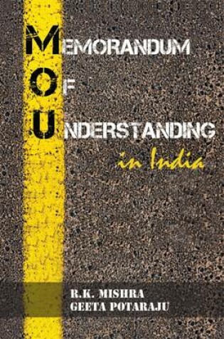 Cover of Memorandum of Understanding in India