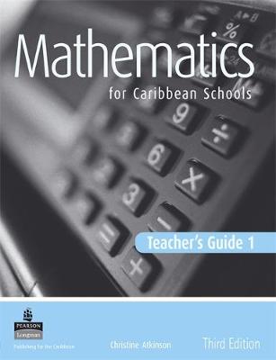 Book cover for Maths for Caribbean Schools Teachers Guide 1 New Edition