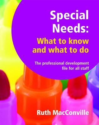 Book cover for Special Needs What to Know and What to Do
