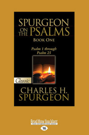 Cover of Spurgeon on the Psalms (Book One)