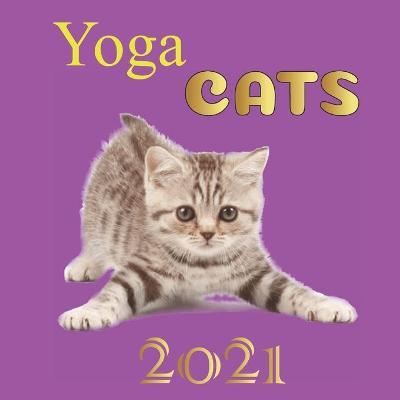 Book cover for 2021 Yoga Cats