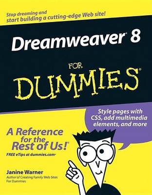 Cover of Dreamweaver 8 for Dummies