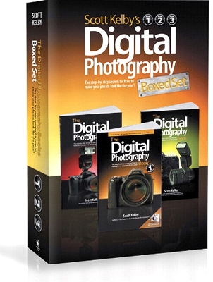 Book cover for Scott Kelby's Digital Photography Boxed Set, Volumes 1, 2, and 3