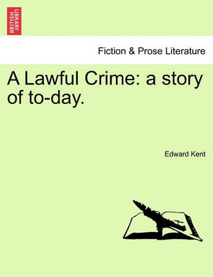 Book cover for A Lawful Crime