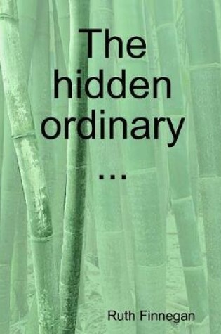 Cover of The hidden ordinary