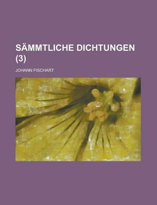 Book cover for Sammtliche Dichtungen (3 )