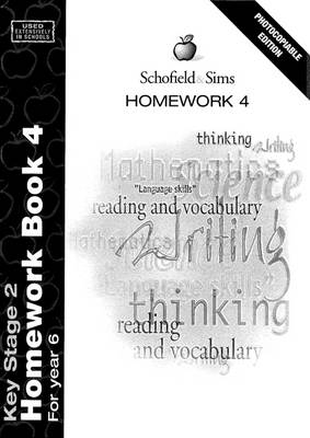 Book cover for Photocopiable Edition of Homework Book 4