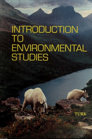 Cover of Introduction to Environmental Studies