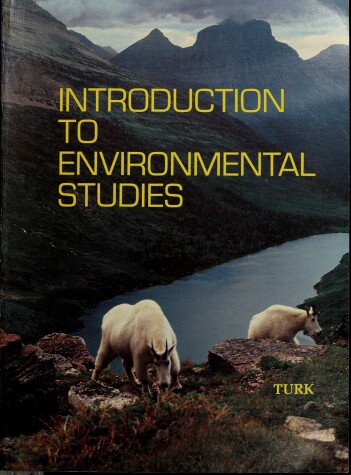 Book cover for Introduction to Environmental Studies