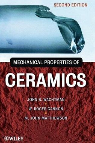 Cover of Mechanical Properties of Ceramics 2e