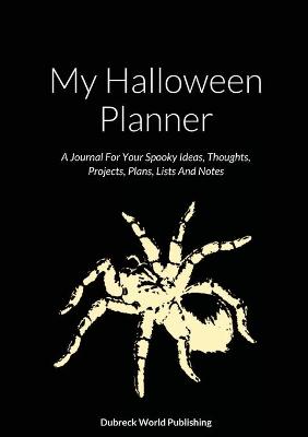 Book cover for My Halloween Planner