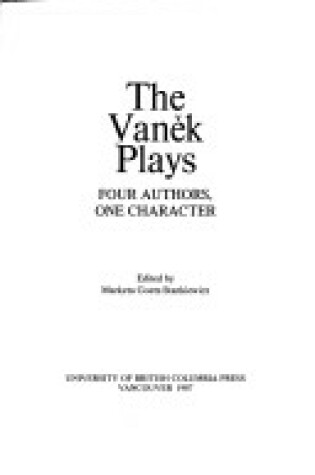 Cover of The Vanek Plays