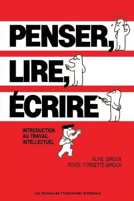 Cover of Penser, lire, ecrire