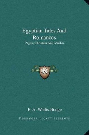 Cover of Egyptian Tales and Romances