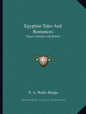 Book cover for Egyptian Tales and Romances