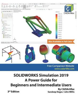 Book cover for SOLIDWORKS Simulation 2019