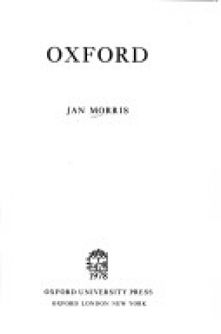 Cover of Oxford