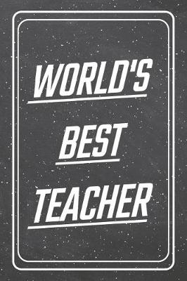 Book cover for World's Best Teacher