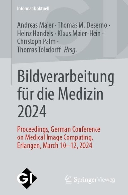 Book cover for Bildverarbeitung für die Medizin 2024