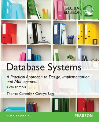 Book cover for Database Systems: A Practical Approach to Design, Implementation, and Management, Global Edition