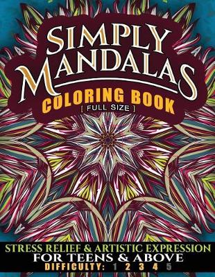 Book cover for Simply Mandalas Coloring Book [Full Size]