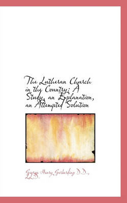 Book cover for The Lutheran Church in the Country