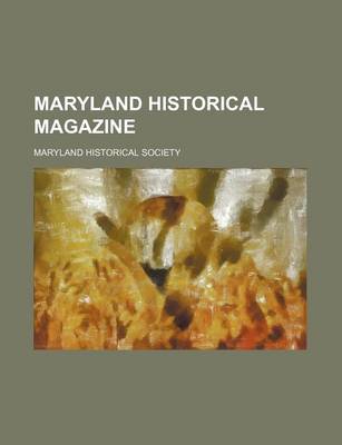 Book cover for Maryland Historical Magazine (Volume 2)