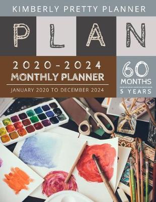 Book cover for Monthly Planner 5 year