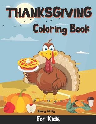 Book cover for Thanksgiving Coloring Book for Kids