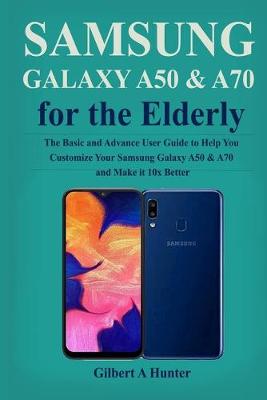 Book cover for Samsung Galaxy A50 & A70 for the Elderly