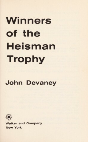 Book cover for Winners of the Heisman Trophy