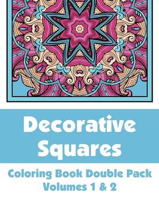 Book cover for Decorative Squares Coloring Book Double Pack (Volumes 1 & 2)