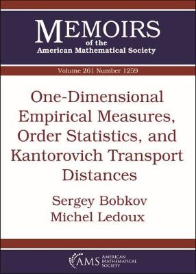 Book cover for One-Dimensional Empirical Measures, Order Statistics, and Kantorovich Transport Distances