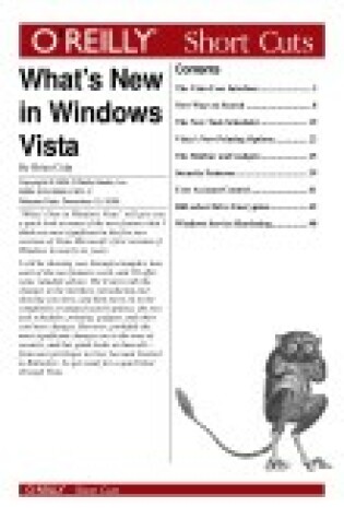 Cover of What's New in Windows Vista?