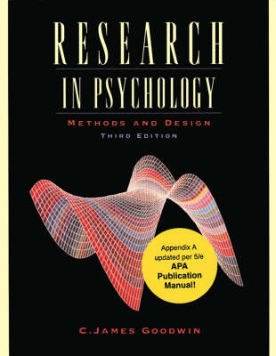 Book cover for Research in Psychology - Methods & Design 3e
