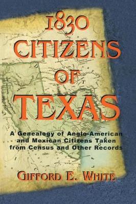 Book cover for 1830 Citizens of Texas