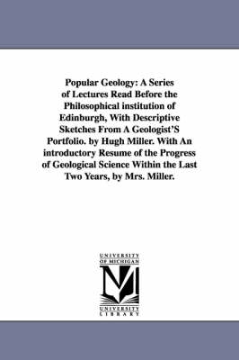 Book cover for Popular Geology