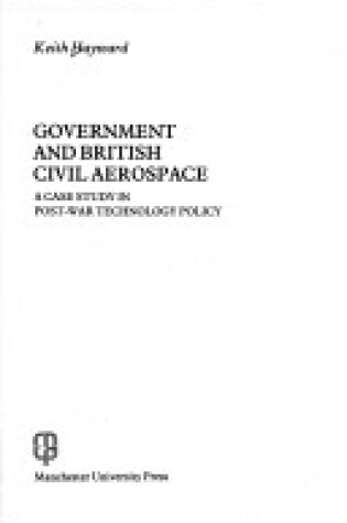 Cover of British Government and British Civil Aerospace