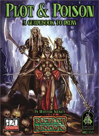 Book cover for Plot and Poison: a Guidebook to Drow