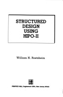 Book cover for Structured Design Using Hipo-II