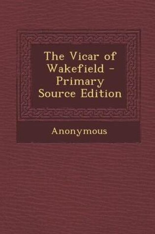 Cover of The Vicar of Wakefield