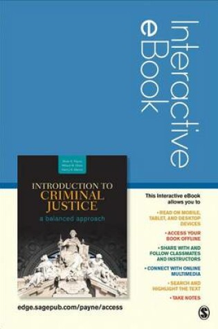 Cover of Introduction to Criminal Justice Interactive eBook Student Version