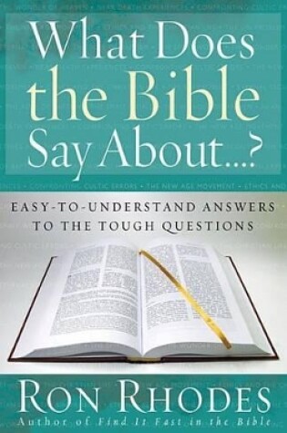 Cover of What Does the Bible Say About...?