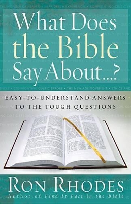 Book cover for What Does the Bible Say About...?