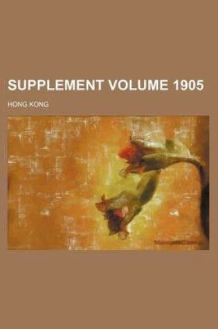 Cover of Supplement Volume 1905