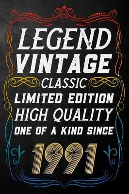 Book cover for Legend Vintage Classic Limited Edition High Quality One Of A Kind Since 1991