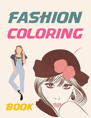 Book cover for Fashion Coloring Book