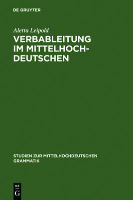 Cover of Verbableitung Im Mittelhochdeutschen