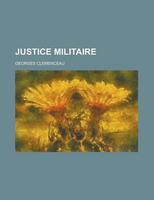 Book cover for Justice Militaire